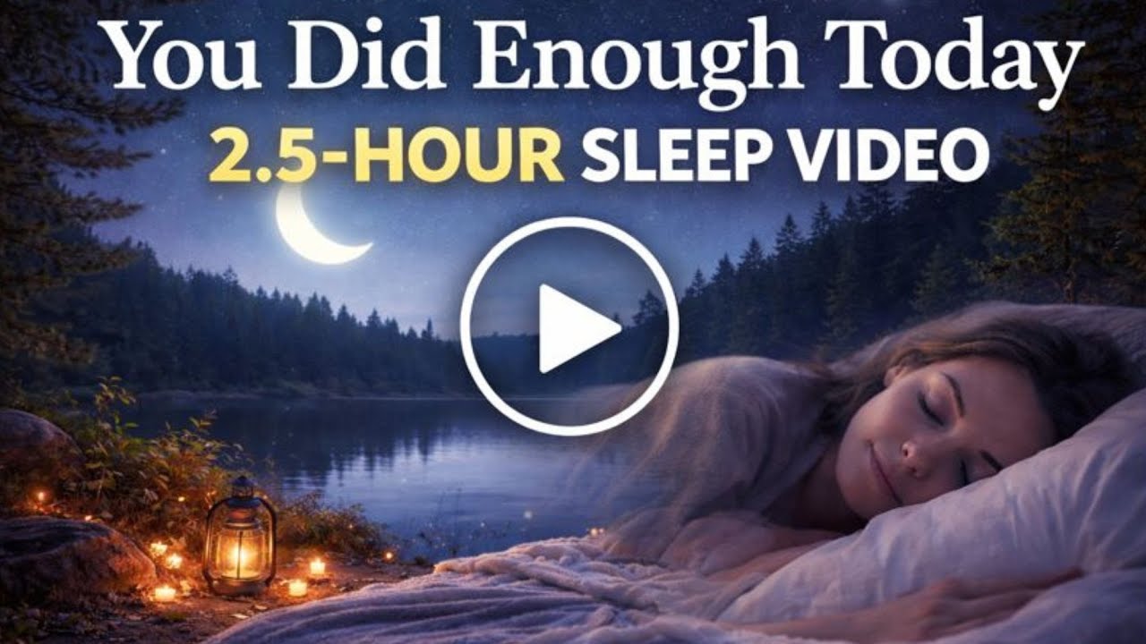 You Did Enough Today 🌙 2.5 Hours to Calm Your Nervous System & Fall Asleep
