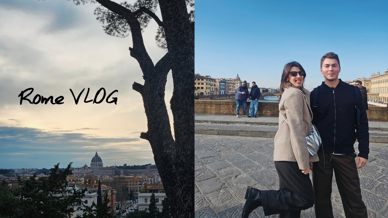 ROME VLOG. Прилетели на концерт, который отменили, потеряла свой подарок,мерзли во Флоренции,и т.д 