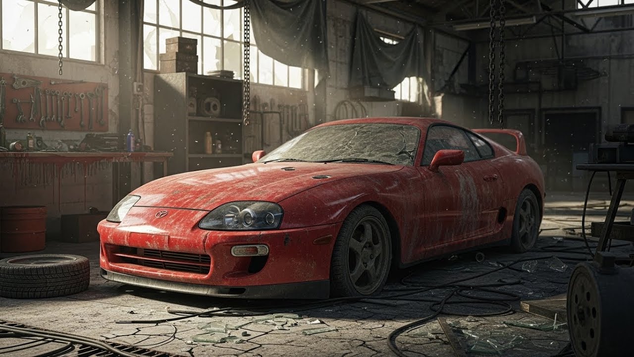 ASMR Car Restoration Full Rebuild of Toyota Supra MK4 1998 from Abandoned Condition to Looking New