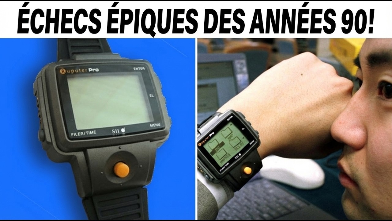 10 Produits Tech Innovants des Années 1990 qui ont ÉCHOUÉ Spectaculairement !