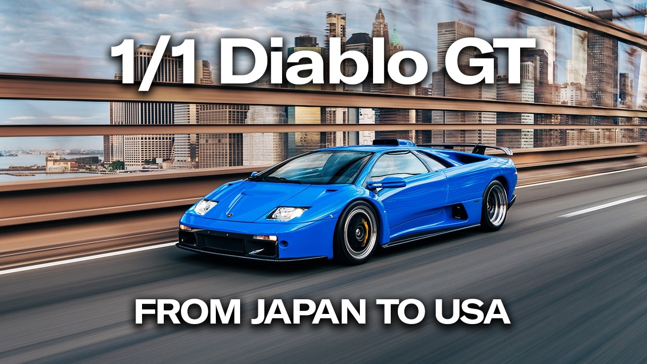 An Unrepeatable Milestone: The Blu Le Mans Lamborghini Diablo GT