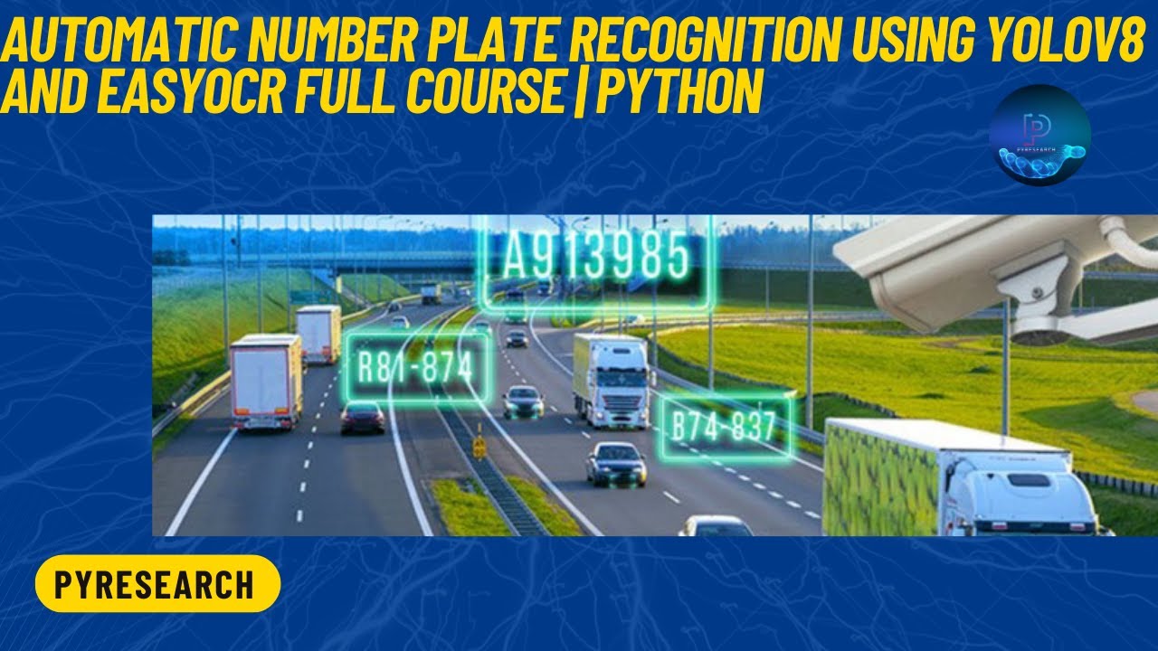 How to Automatic Number Plate Recognition using YOLOv8 and EasyOCR Full Course | Python