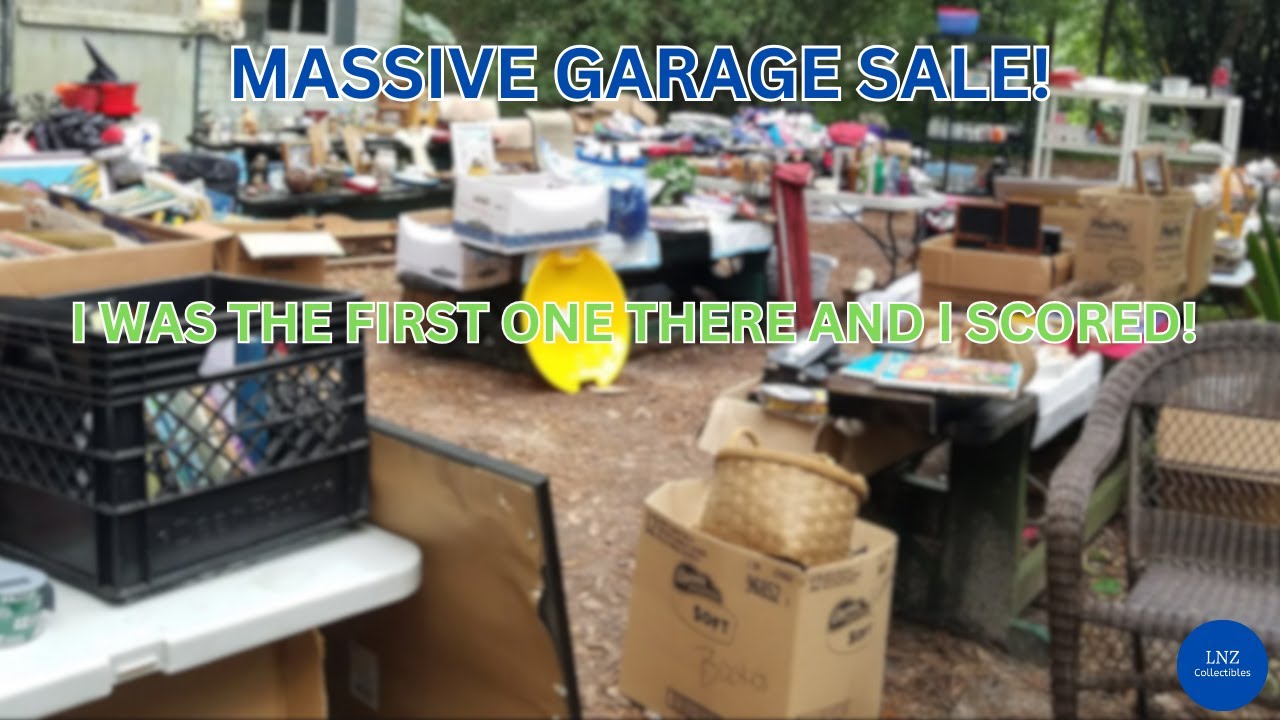 My First Garage Sale Video! Massive Sale - Massive Profits!!