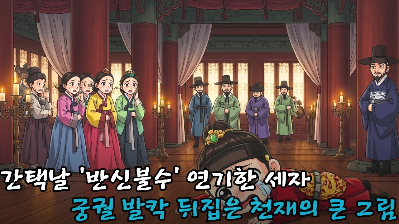 세자비 간택날 돌연 반신불수 자처한 천재 세자! 궁궐을 발칵 뒤집은 소름돋는 큰 그림 | 야담 민화 옛날이야기 오디오북 수면동화 잠잘때듣는 이야기