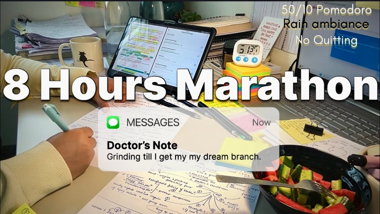 8 Hours of Chaotic Struggle: Grind With Me (No Talking, Rain) {Day - 62}