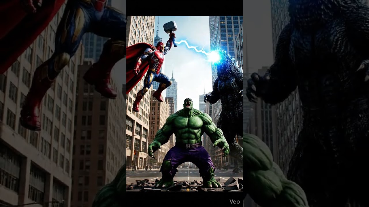 Godzilla vs Avengers 😱 NYC Apocalypse 