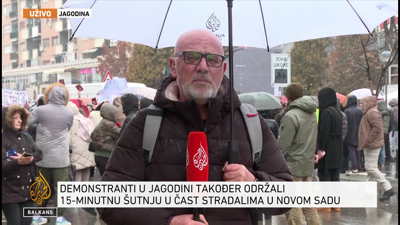 Građani se pridružili protestima studenata u Jagodini