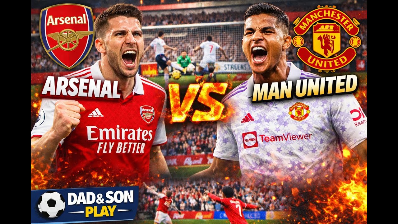 Arsenal vs Manchester United 🔥 This Match Got OUT OF CONTROL | EPL Simulation