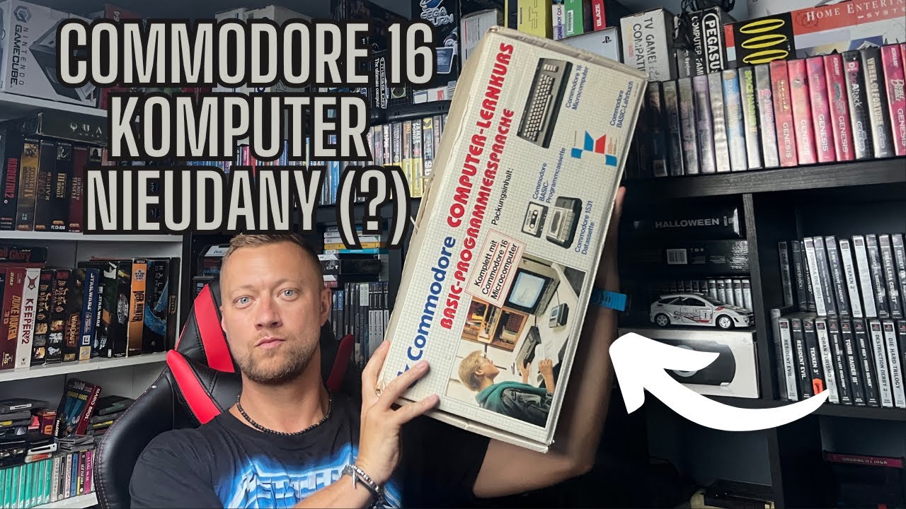 Commodore 16 - stan nieznany, komputer nieudany? Unboxing zestawu!