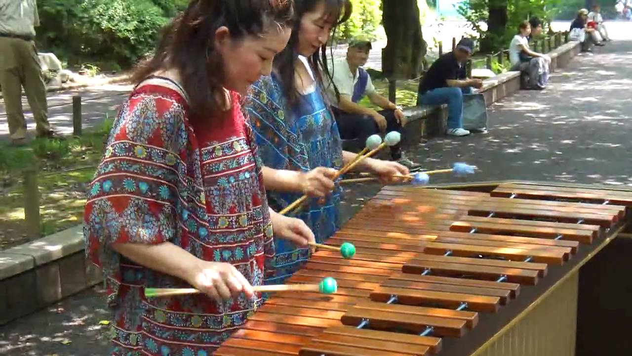 上野公園、ナツ＆カヨ　ディズニーメドレー