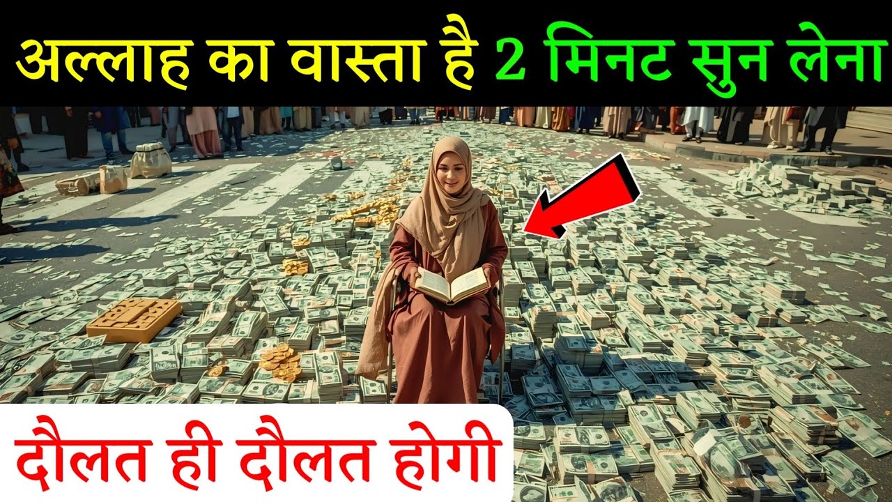 अल्लाह का वास्ता है 2 मिनट सुन लेना दौलत ही दौलत होगी | Wazifa For Money in Hindi | Dolat Ka Wazifa