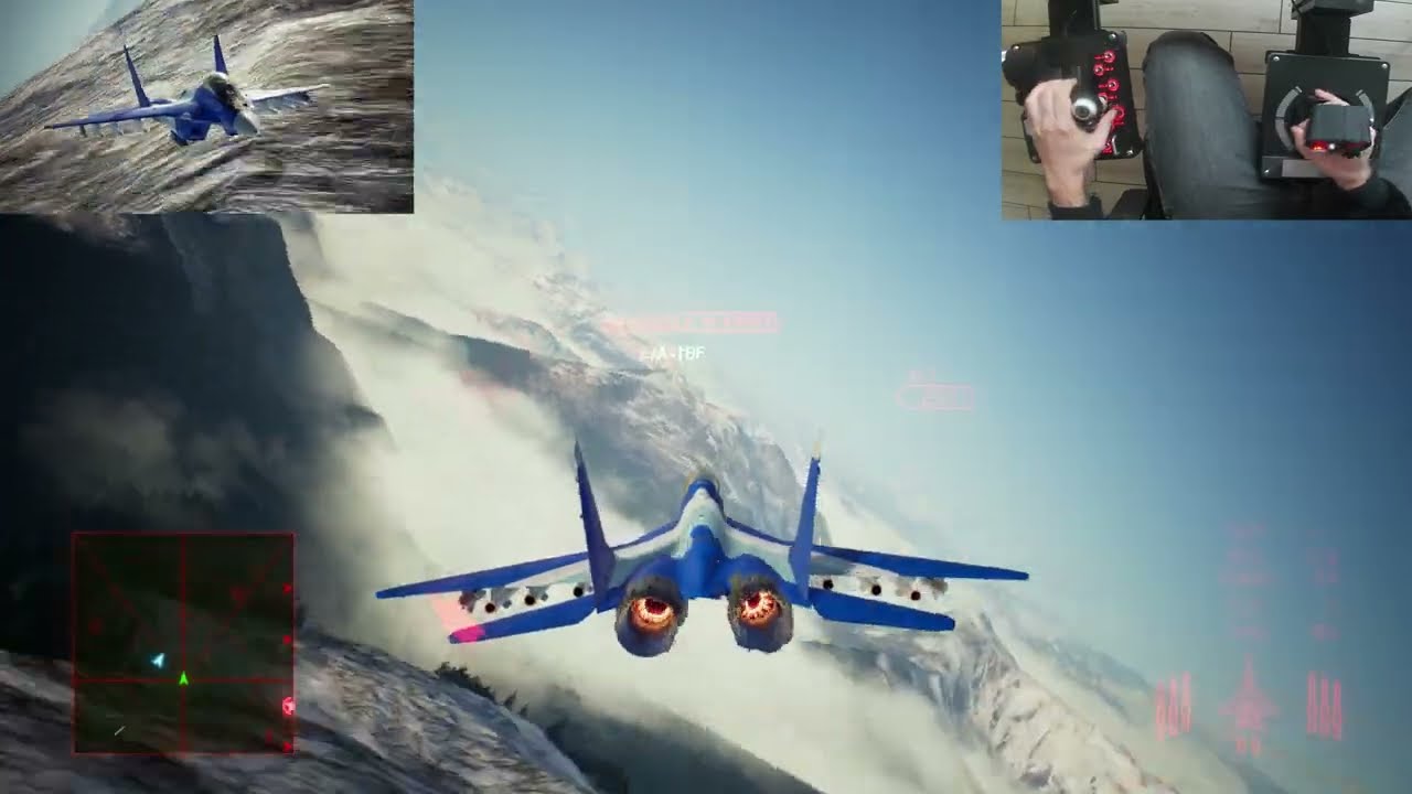 Mig 35 Super Fulcrum - Ace Combat 7 | Logitech X56 Hotas 4K Gameplay