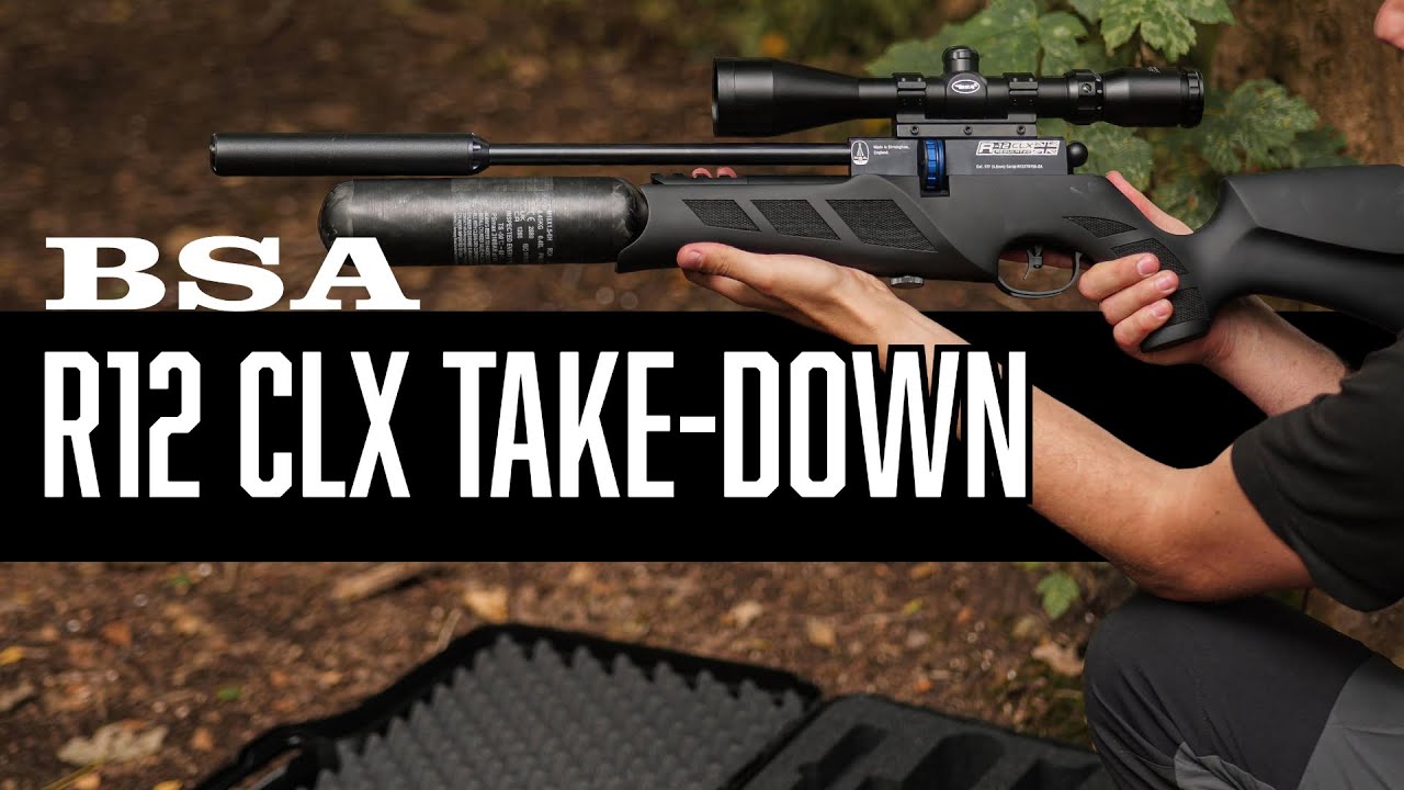 The BSA R12 CLX Take-down Carbon Edition Air Rifle