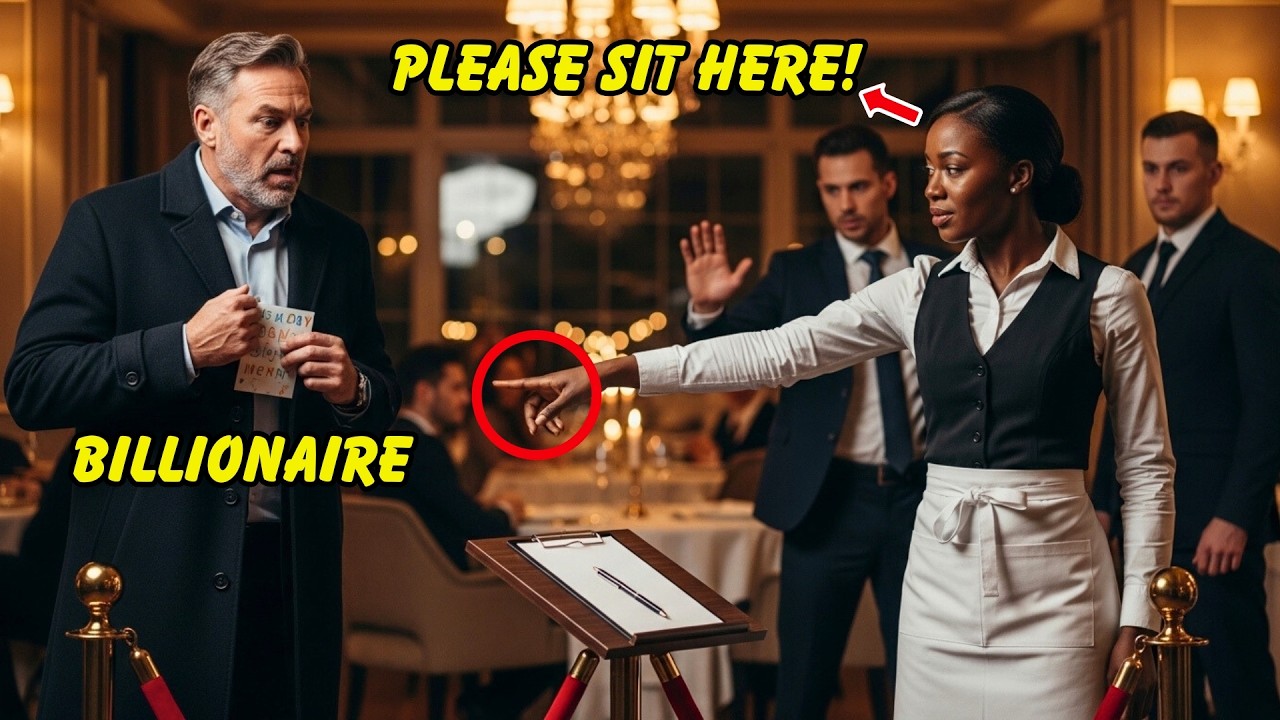 Lonely Billionaire Can’t Get a Table on His Birthday…What One Black Waitress Did Next Shocked Him