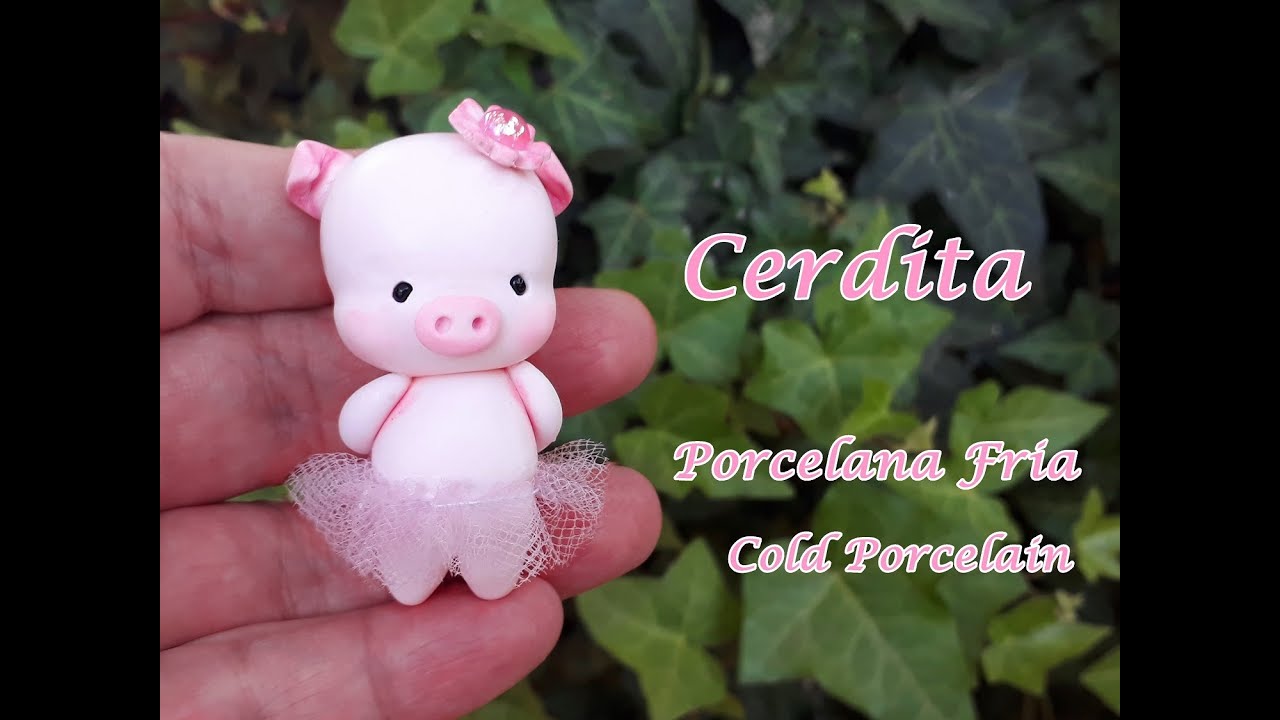 Cerdita en Porcelana Fria / Cold Porcelain