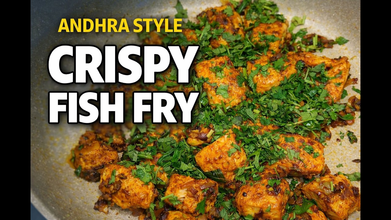 Andhra-Style Fish Fry Recipe | Spicy & Crispy