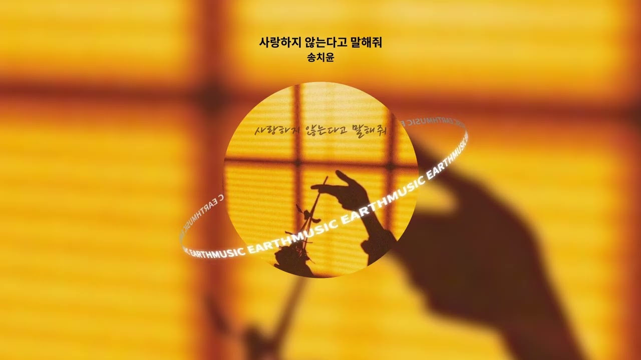 송치윤 - 사랑하지 않는다고 말해줘