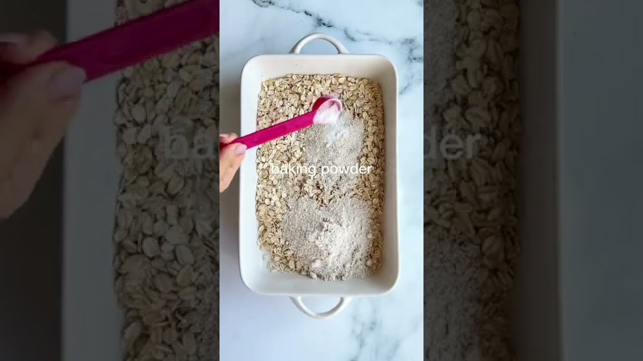 Baked Carrot Cake Oatmeal #recipe #cooking #breakfast #plantbased #healthyrecipe