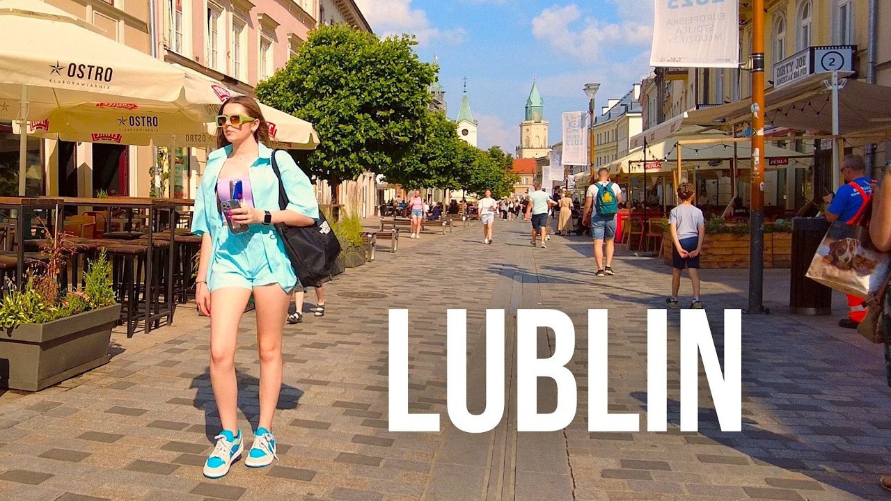 Walking in Lublin, Poland: Litewski Square & Krakowskie Przedmiescie / Spacer w Lublinie, Polska