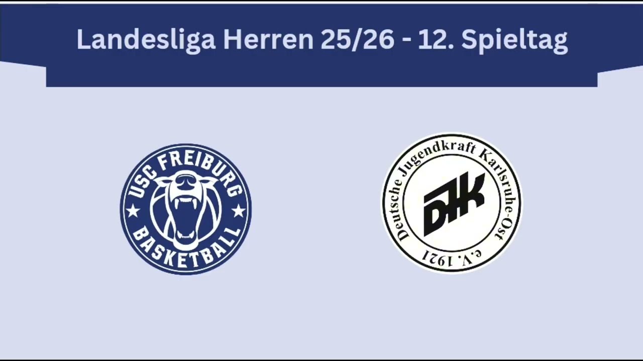 BBW2 Landesliga Herren USC Freiburg vs. DJK Karlsruhe-Ost (31.01.2026)