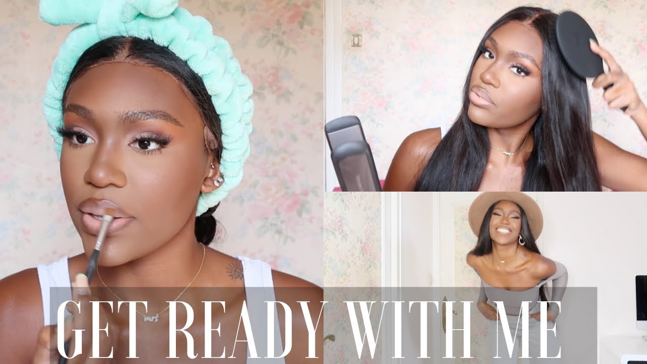 Prépare toi avec moi : Makeup, coiffure + tenue ♡