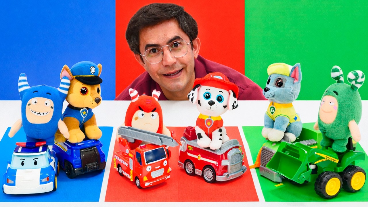 Paw Patrol Araçları Geldi! Helikopter, Polis Arabası ve Kurtarma Ekibi