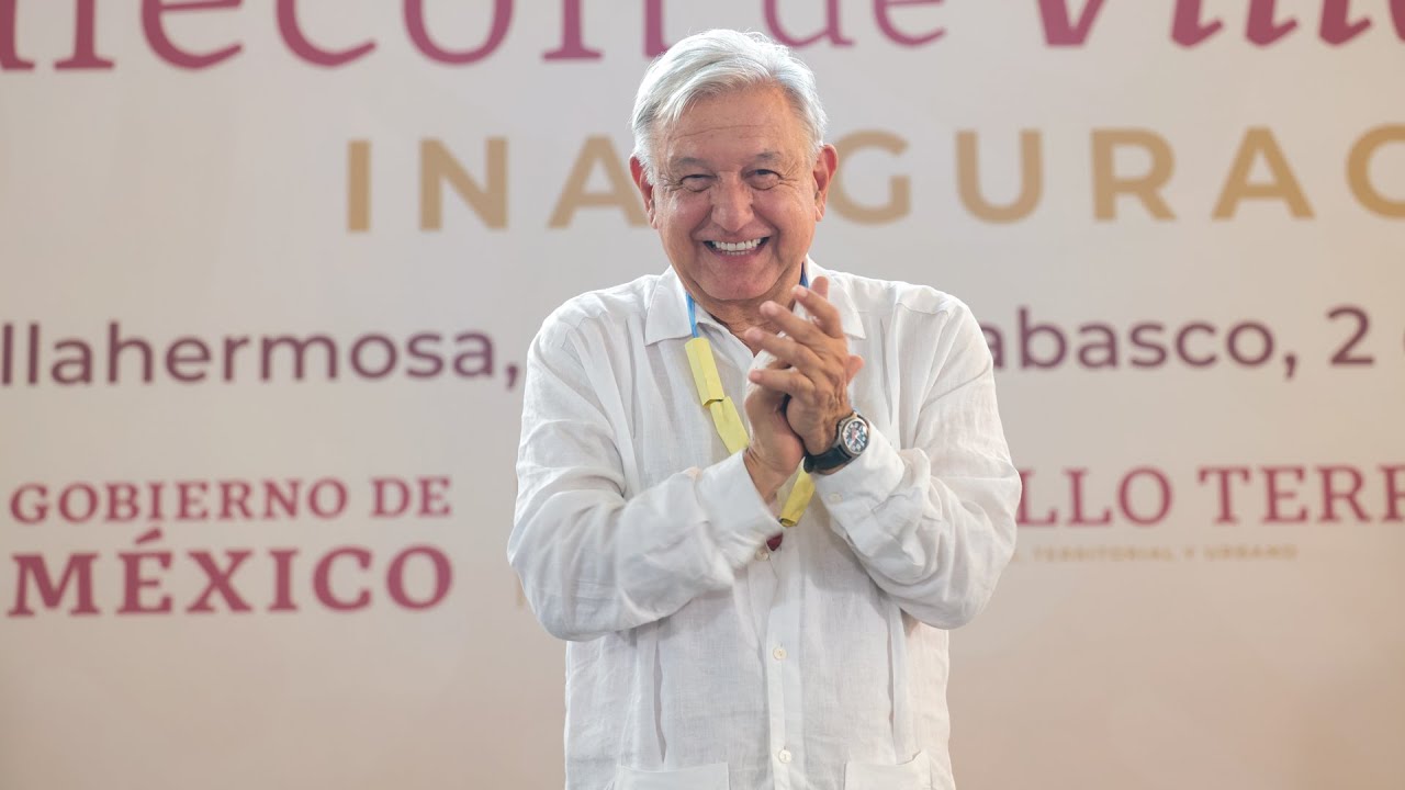 Inauguración del Malecón de Villahermosa, desde Centro, Tabasco