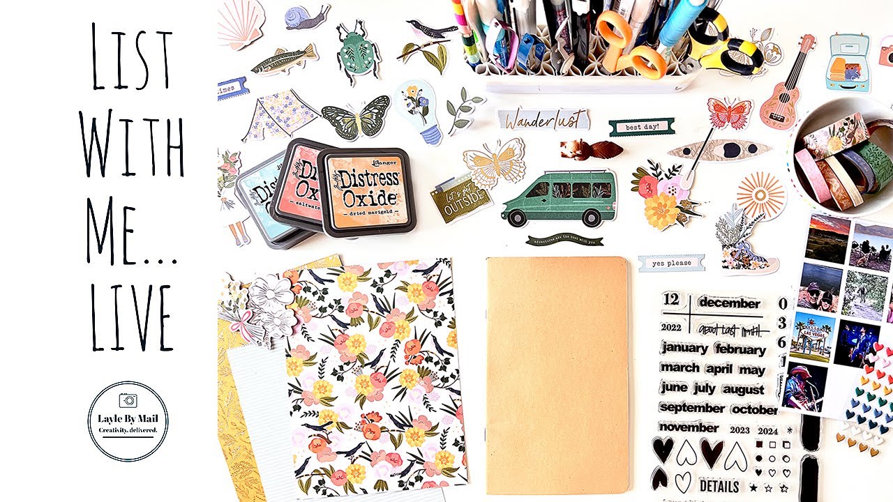 List With Me…. LIVE, Traveler’s Notebook Style 7.30.22