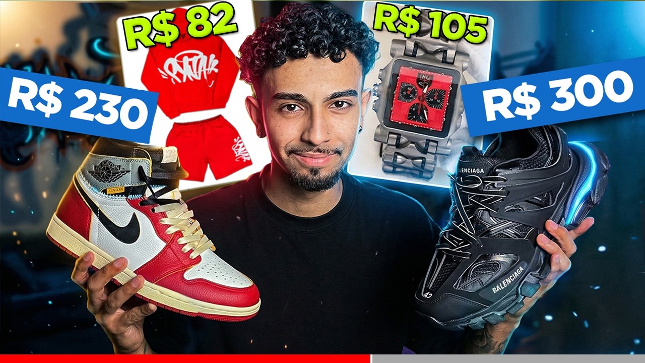 CHEGARAM AS COMPRAS DO HOOBUY 4! (Balenciaga Track LED, Jordan 1 Union, Rel&oacute;gio Oakley)