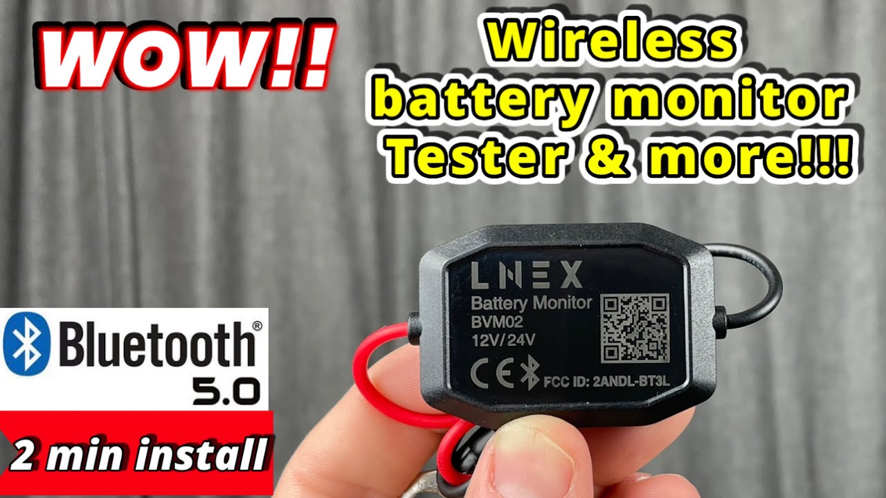 Wireless Bluetooth Battery Monitor