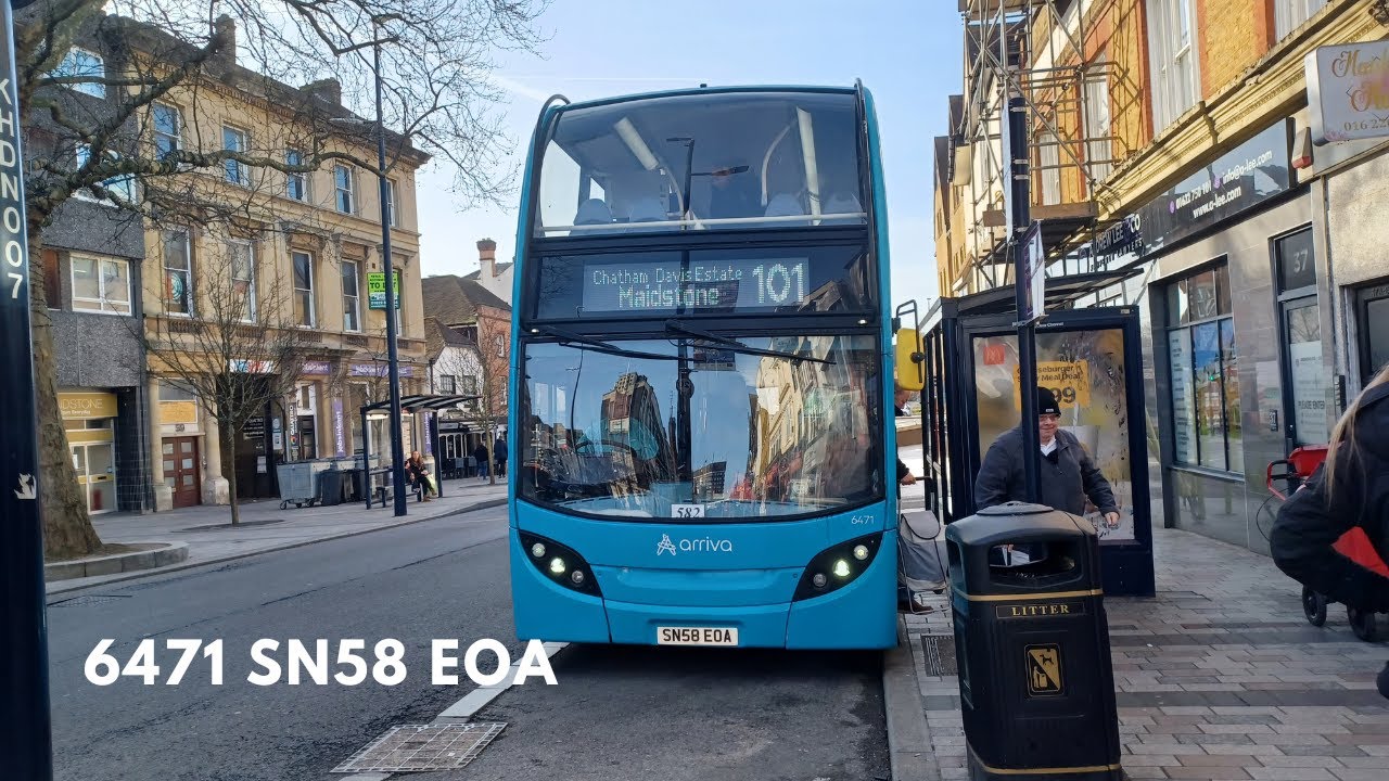 Absolute beast! Arriva K&S ADL Enviro400 6471 - SN58 EOA
