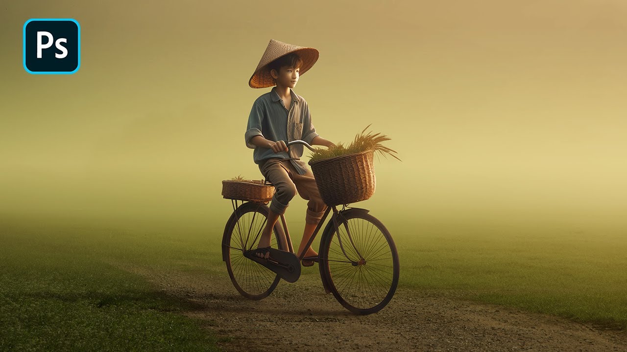 How to Create Beginner Photoshop Photo Manipulation - Farmer's Son