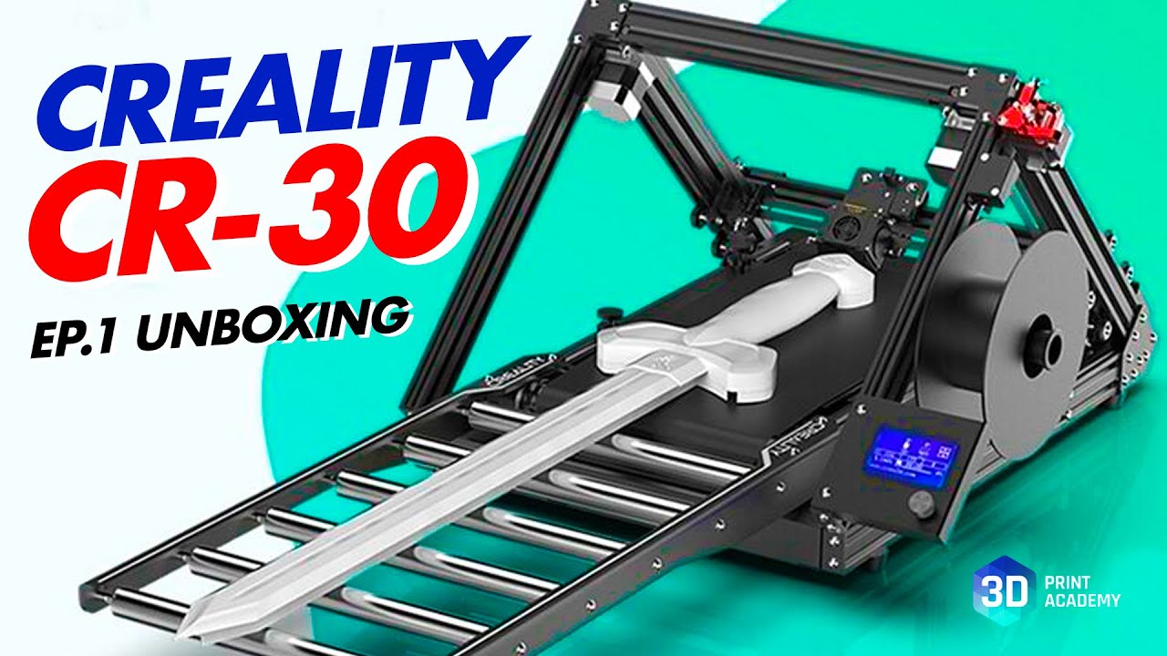 A PRIMEIRA no Brasil: Impressora 3D Creality CR-30 com Z Infinito (Ep. 1: UNBOXING)