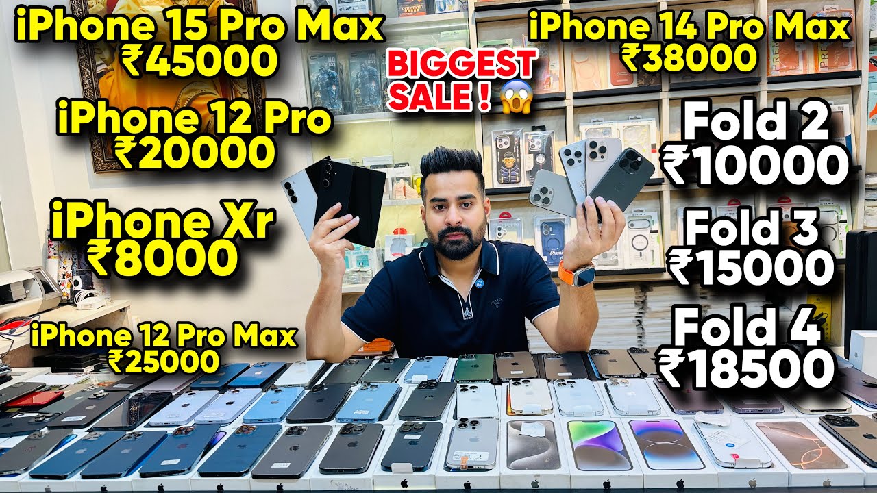 Biggest iPhone Sale Ever 🔥 I Cheapest iPhone Market | Second Hand Mobile | iPhone16 Pro iPhone 17