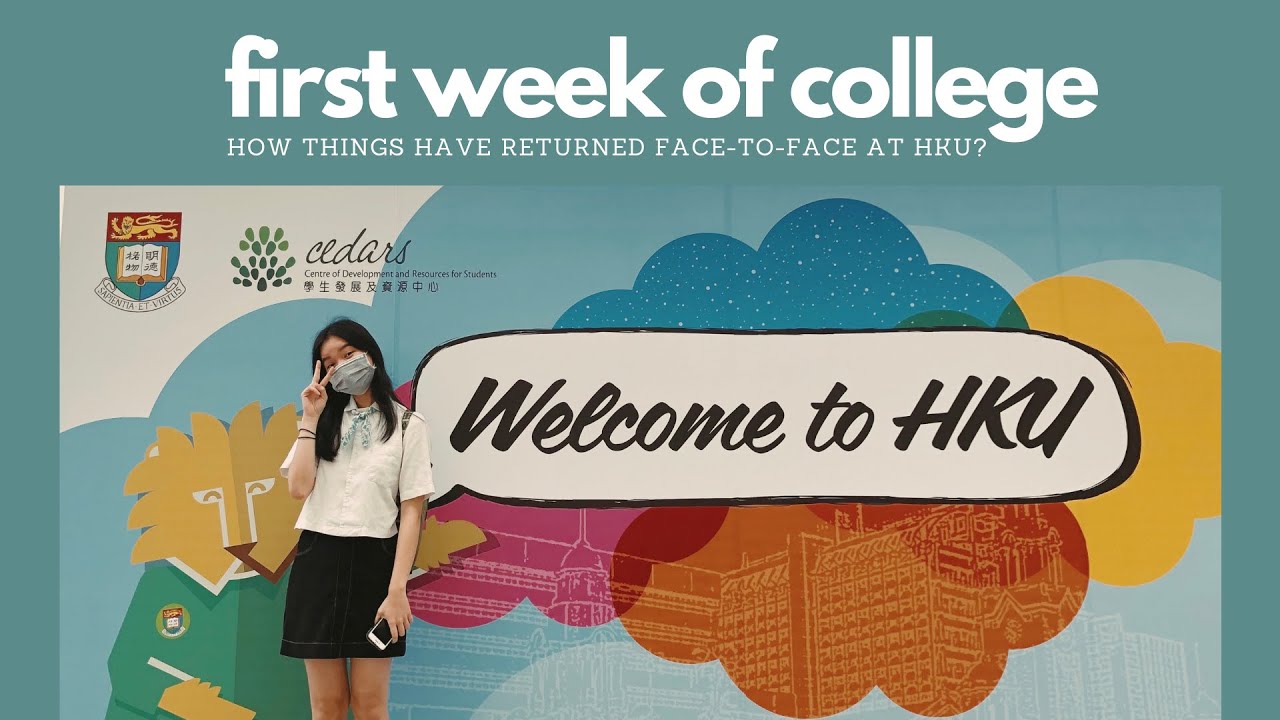HKU Vlog | First week of college // FINALLY comeback for face to face classes, HKU campus tour