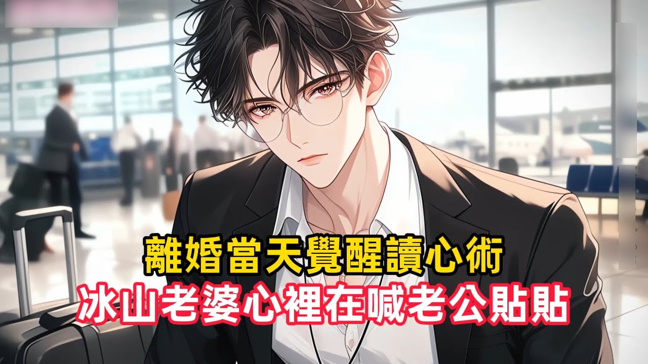《離婚當天覺醒讀心術，冰山老婆心裡在喊老公貼貼》我以為娶了個高冷女教授，結婚兩年卻像合租室友，直到某天，我突然能聽見她的心聲……#漫畫解說