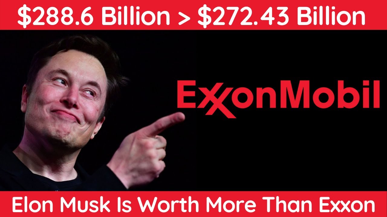 How Elon Musk Became Worth More Than Exxonmobile ?