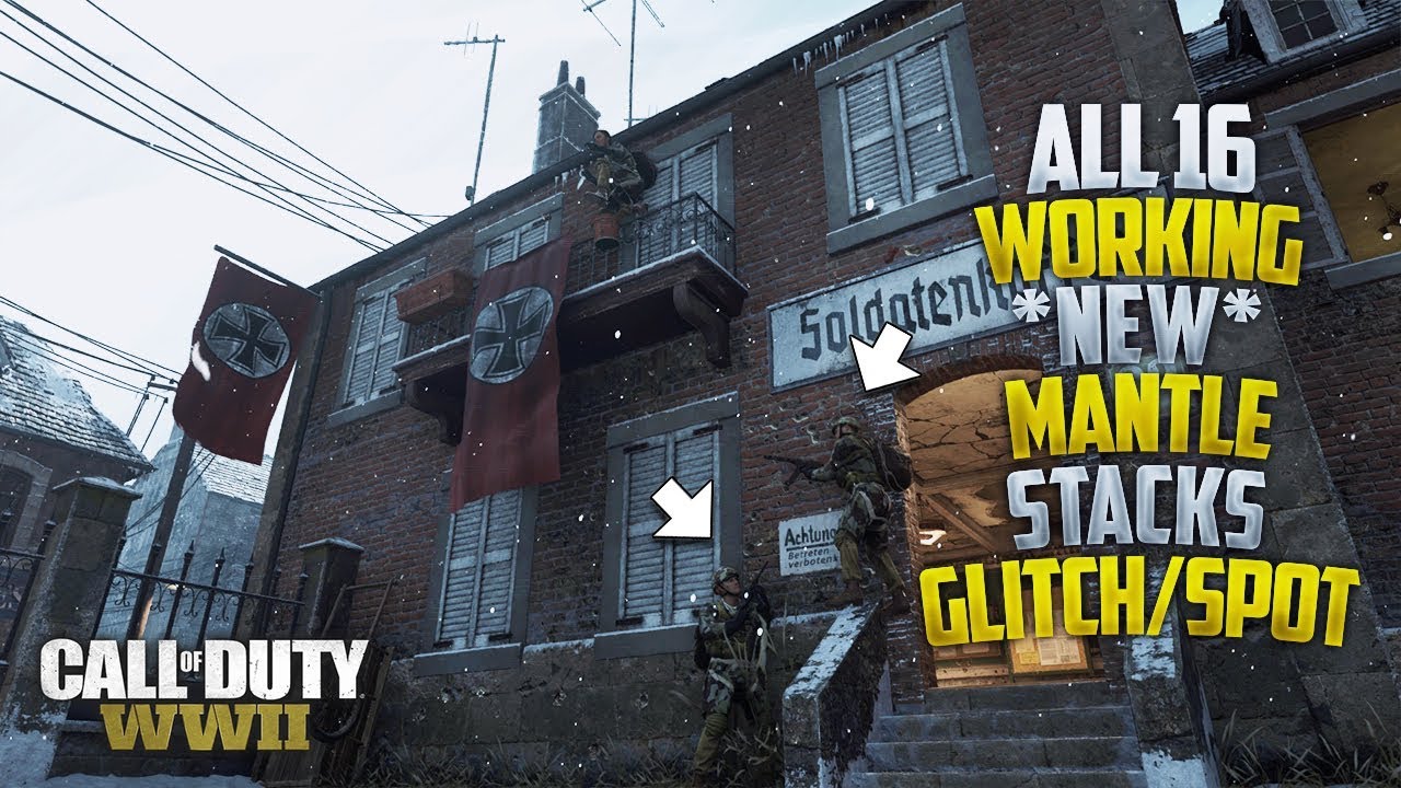 CoD:WWII | All 16 Working *NEW* Mantle Stacks Glitch/Spots