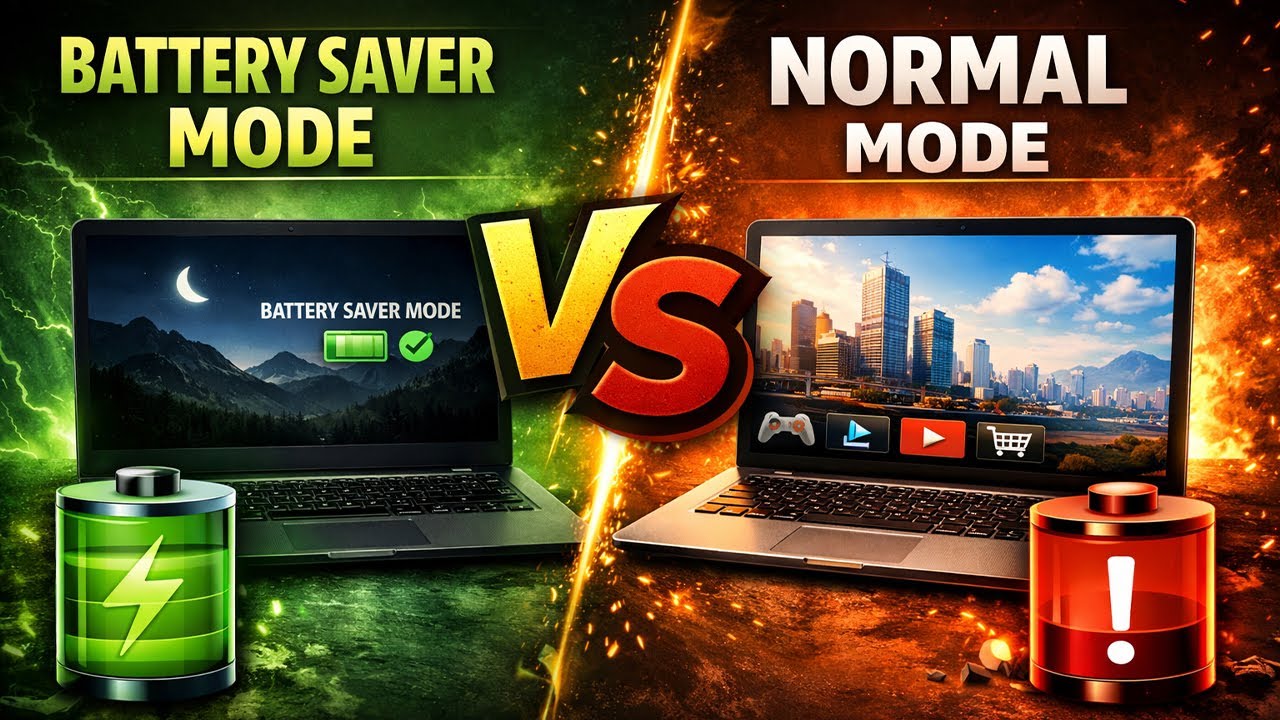 Laptop Battery Saver Mode vs Normal Mode | Which Is Better? | Normal Mode vs Saver Mode