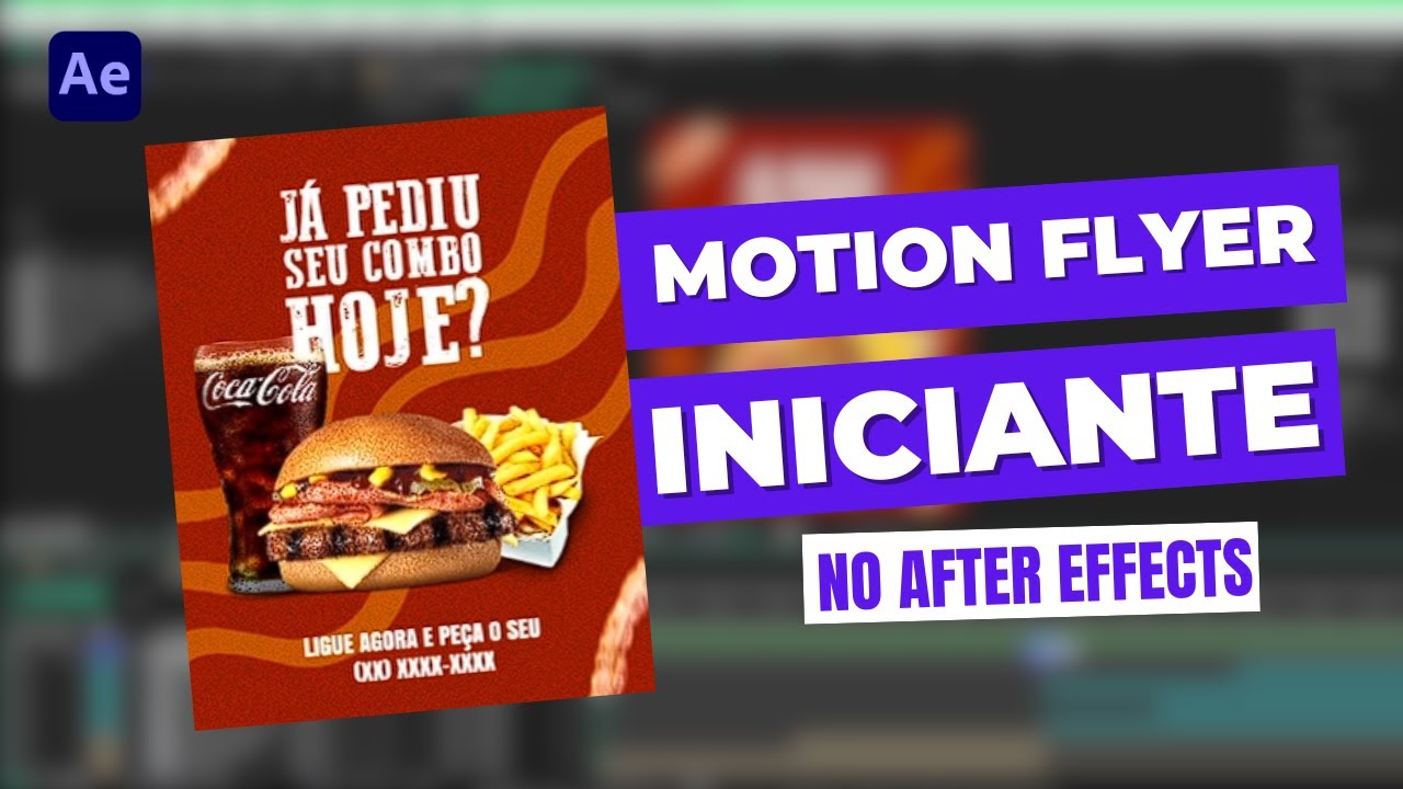 FLYER ANIMADO no After Effects | Tutorial para INICIANTES | Motion Flyer