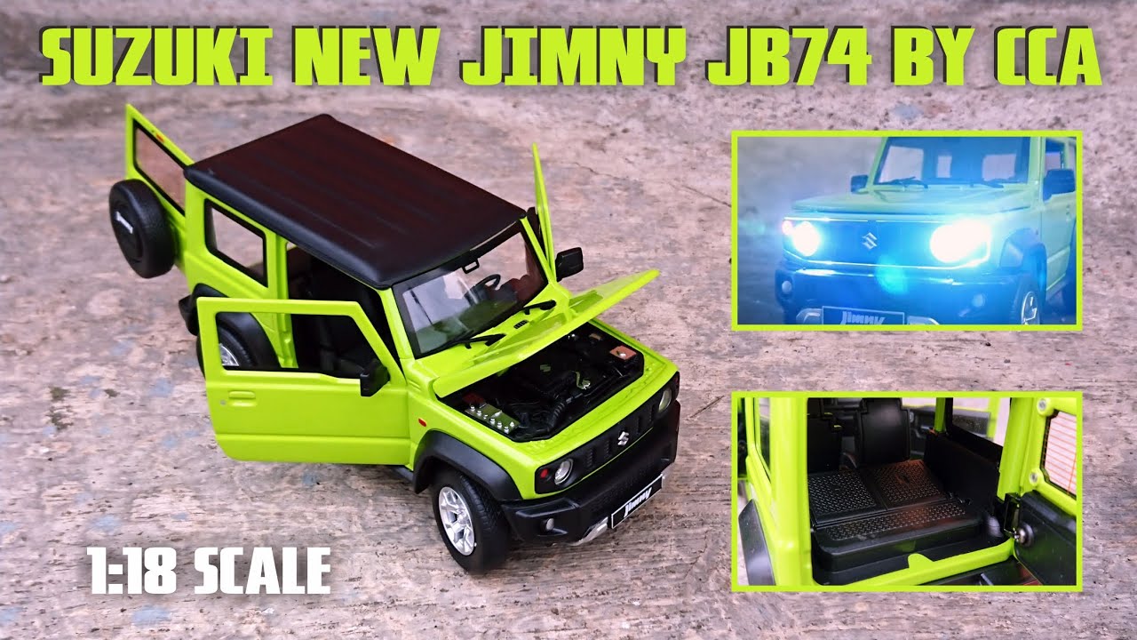 DIECAST NEW JIMNY 1/18 MURMER ‼️  SUZUKI JIMNY JB74 by CCA