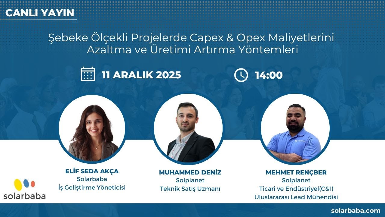 Şebeke Ölçekli Projelerde Maliyetleri Azaltma ve Üretimi Artırma Yöntemleri