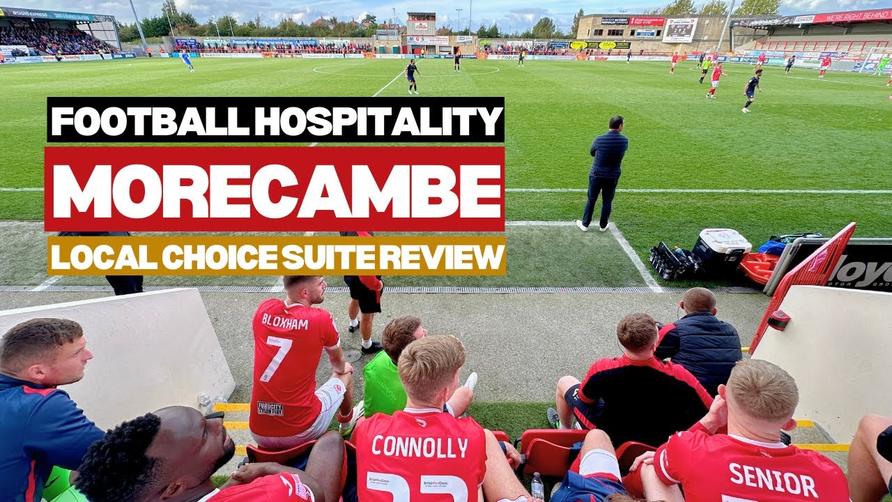 Morecambe FC hospitality review | Local Choice Suite | The Padded Seat