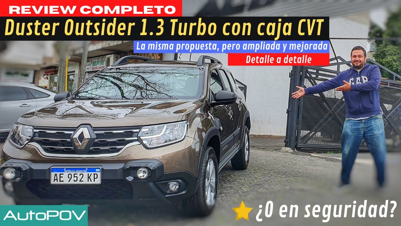 Review Duster Outsider 1.3 Turbo con caja CVT