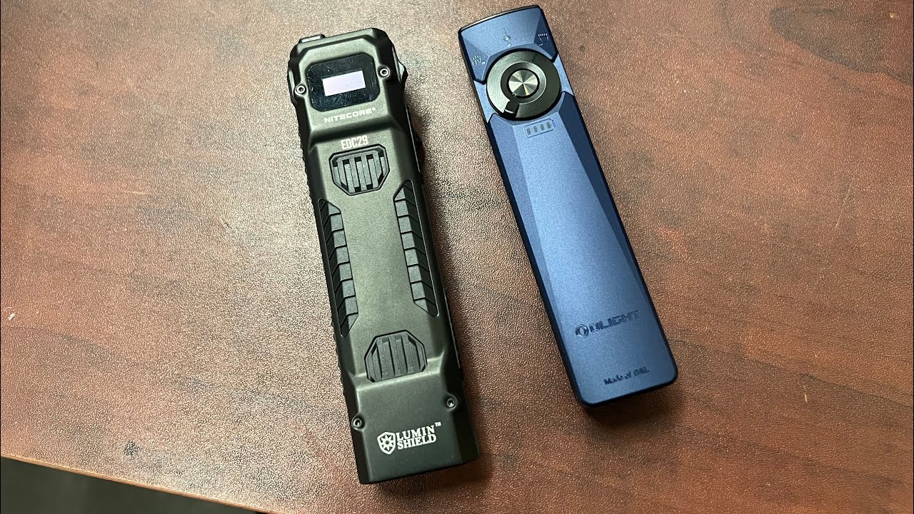 Let’s talk about the Nitecore EDC29 and Olight Arkfeld Ultra. Also some indoor beam shots