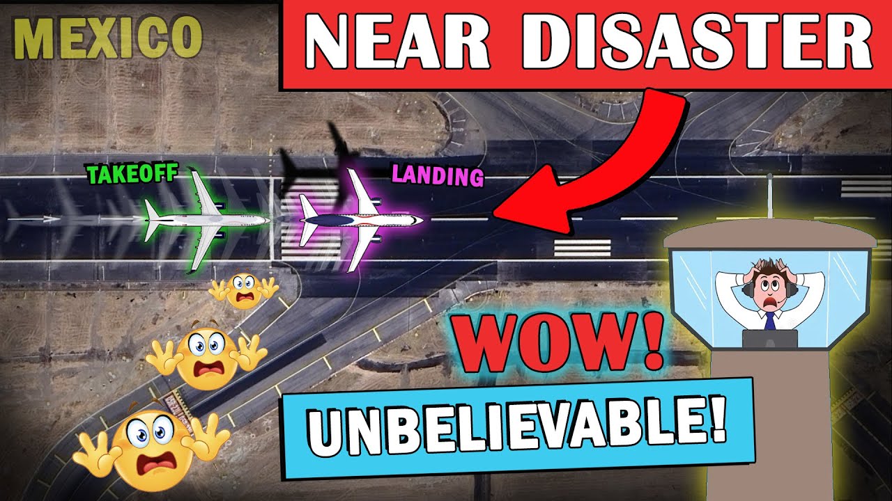 NEAR DISASTER | Aeromexico Nearly Lands on Top of Delta!