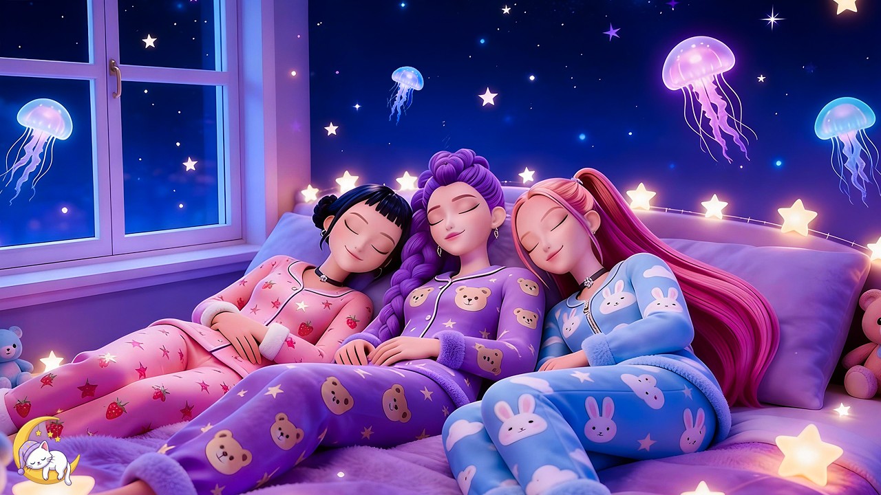 Drift Into Deep Sleep in 3 Minutes 🌙 Soothing Piano Melodies with Rumi, Mira & Zoey #sleepmusic