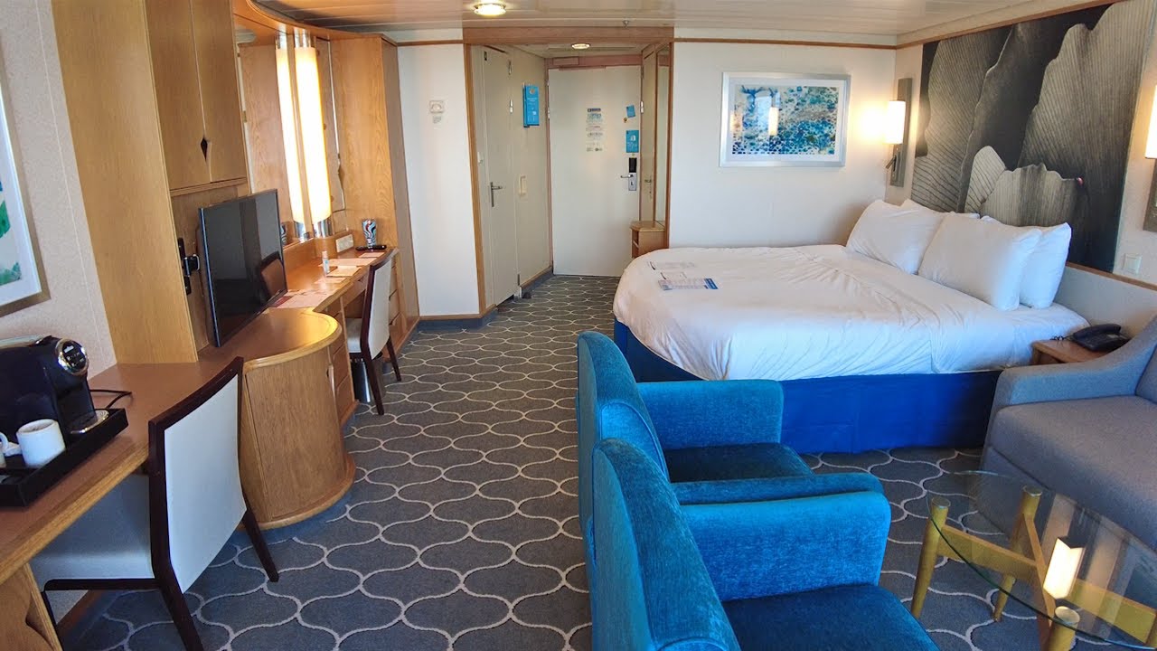 Adventure of the Seas Junior Suite Stateroom - Royal Caribbean Cruise Ship Room Tour