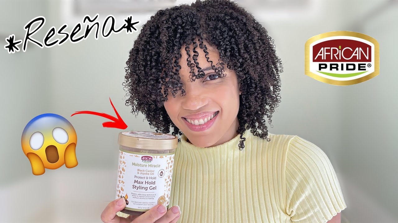 NUEVO GEL DE AFRICAN PRIDE GEL / BLACK CASTOR AND JOJOBA OIL STYLING GEL