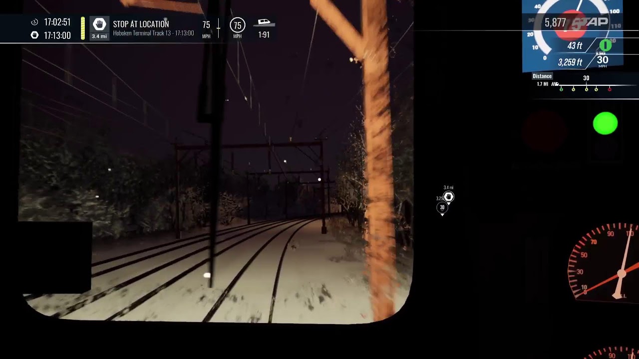 Train simulator.
